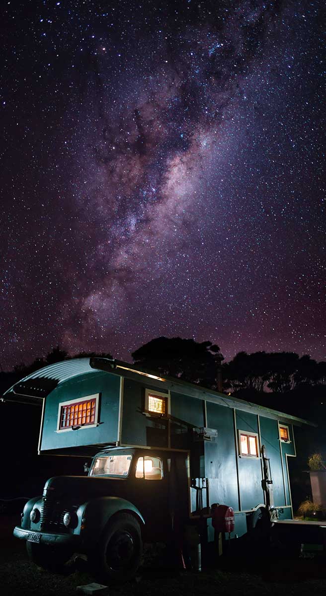 House Truck under the stars